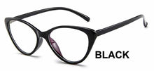 Load image into Gallery viewer, Spectacle frame Black Cat Eye Glasses Frame Women brand Clear Lens Eyewear frames Ladies Myopia Nerd Red eyeglasses frame