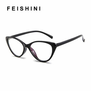 Spectacle frame Black Cat Eye Glasses Frame Women brand Clear Lens Eyewear frames Ladies Myopia Nerd Red eyeglasses frame