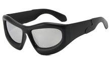 Carica l&#39;immagine nel visualizzatore di Gallery, Sports Punk Mirror Sunglasses Women Men Trendy Oversized Y2K Wrap Around Ladies Sun Glasses Shades Eyewear Goggle UV400