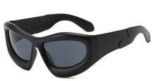 Carica l&#39;immagine nel visualizzatore di Gallery, Sports Punk Mirror Sunglasses Women Men Trendy Oversized Y2K Wrap Around Ladies Sun Glasses Shades Eyewear Goggle UV400
