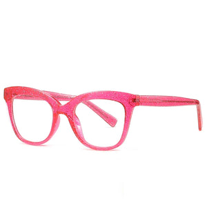 Square Anti Blue Light Blocking Glasses Optical TR90 Women Men Computer Glasses Reading Prescription Spectacle Frames Unisex