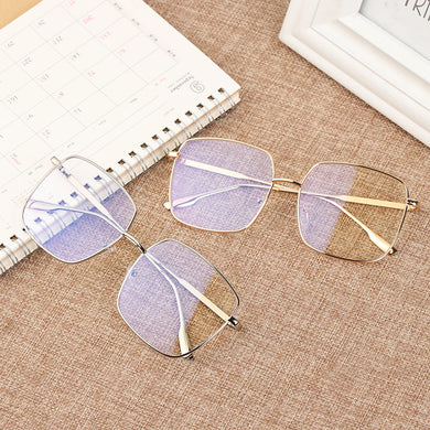 Square Clear Glasses Women Oversized Eyewear Spectacle Frames Transparent Oculos Eyeglasses Fake Glasses Korean Fashion