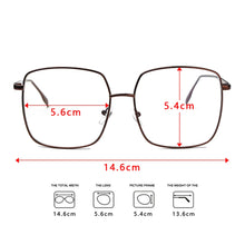 Load image into Gallery viewer, Square Clear Glasses Women Oversized Eyewear Spectacle Frames Transparent Oculos Eyeglasses Fake Glasses Korean Fashion