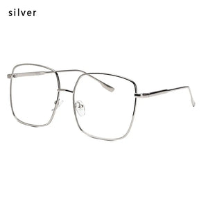 Square Clear Glasses Women Oversized Eyewear Spectacle Frames Transparent Oculos Eyeglasses Fake Glasses Korean Fashion