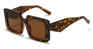 Square Design Sunglasses Women 2024 Trendy Brand Unique Oversized Female Sun Glasses Unisex Shades UV400 Oculos de sol