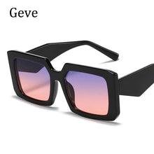 Load image into Gallery viewer, Square Design Sunglasses Women 2024 Trendy Brand Unique Oversized Female Sun Glasses Unisex Shades UV400 Oculos de sol