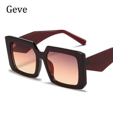 Load image into Gallery viewer, Square Design Sunglasses Women 2024 Trendy Brand Unique Oversized Female Sun Glasses Unisex Shades UV400 Oculos de sol