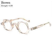 Carica l&#39;immagine nel visualizzatore di Gallery, Square Frame Reading Glasses Retro Ultralight High-definition Far Sight Eyewear Presbyopia Glasses Women Men
