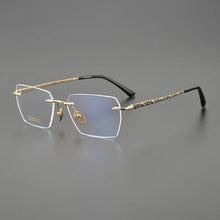 Load image into Gallery viewer, Square Frameless Ultra-light Pure Titanium Glasses Frame Men Women Myopia Reading Eyewear Optical Prescription Rimless Eyeglass