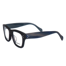 Load image into Gallery viewer, Square Men Eyeglasses Frames Optical Women Oversize Glasses Frames Vintage Retro Rainbow Blue Prescription Eyewear Transparent