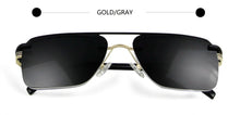Load image into Gallery viewer, Square Rimless Eyeglasses Frames For Men Prescription Glasses Frame Magnet Clip On Sunglasses Polarized Myopia Optical Eyewear