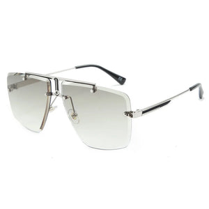 Square Rimless Sunglasses Men 2020 Summer New Sun Glasses Classic Luxury Brand Shades for Women UV400 Eyewear