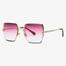 Carica l&#39;immagine nel visualizzatore di Gallery, Square Rimless Sunglasses Women 2020 Summer Red Sun Glasses Frameless Luxury Brand Eyeglasses for Men UV400 Zonnebril