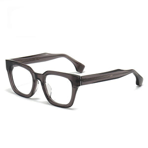 Square Thick Acetate Eyeglasses Frames Men  Optical Prescription Glasses Women Black Outdoor High Street Eyewear