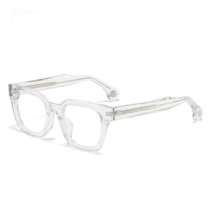 Square Thick Acetate Eyeglasses Frames Men  Optical Prescription Glasses Women Black Outdoor High Street Eyewear