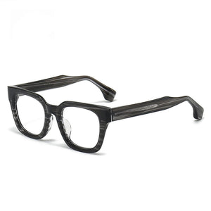 Square Thick Acetate Eyeglasses Frames Men  Optical Prescription Glasses Women Black Outdoor High Street Eyewear