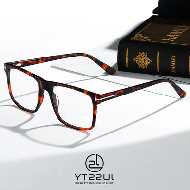 Square Tom Eye Glasses Frame Men Italy Acetate Brand Designer Eyeglasses Male Optical Myopia Prescription Luxury Eyewear Frame