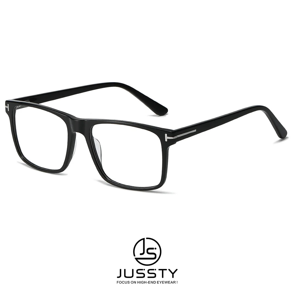 Square Tom Eye Glasses Frame Men Italy Acetate Brand Designer Eyeglasses Male Optical Myopia Prescription Luxury Eyewear Frame