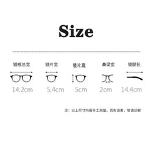 Carica l&#39;immagine nel visualizzatore di Gallery, Square polygon Frame Plain glasses blue membrane Glasses all can match Men Women  glasses lenses Blocking Glasses Eyewear