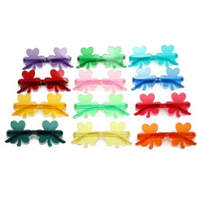 Load image into Gallery viewer, St. Patrick&#39;s Day Shamrock Sunglasses Rimless Green Four Leaf Clover Glasses St. Patrick&#39;s Day Accessories
