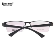 Load image into Gallery viewer, Stainless Steel Eyeglasses Frame TR90 Temple Rectangle Glasses Men Optical Spectacles Frame Large Rrc Design Temple Glasses 8141