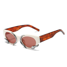 Carica l&#39;immagine nel visualizzatore di Gallery, Steampunk Rectangle Sunglasses for Women New Small Frames Punk Snake Sun Glasses Luxury Brand Men Eyewear UV400 Shades Glasses
