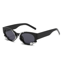 Carica l&#39;immagine nel visualizzatore di Gallery, Steampunk Rectangle Sunglasses for Women New Small Frames Punk Snake Sun Glasses Luxury Brand Men Eyewear UV400 Shades Glasses