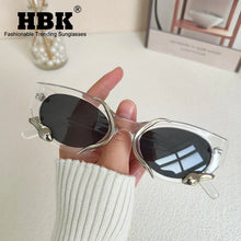 Carica l&#39;immagine nel visualizzatore di Gallery, Steampunk Rectangle Sunglasses for Women New Small Frames Punk Snake Sun Glasses Luxury Brand Men Eyewear UV400 Shades Glasses