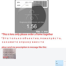 Load image into Gallery viewer, Stgrt Men Prescription Reading Glasses With Gradient Lens Anti Blue Ray Uvb 400 Protection Progressive  Oчки