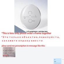 Load image into Gallery viewer, Stgrt Men Prescription Reading Glasses With Gradient Lens Anti Blue Ray Uvb 400 Protection Progressive  Oчки