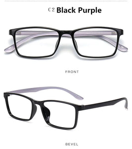 Student 's Thin Glasses Frame Square Eyeglasses Anti-fatigue Computer Optical Frame Clear Glasses Prescription Eyewear Vintage