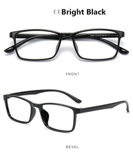 Load image into Gallery viewer, Student &#39;s Thin Glasses Frame Square Eyeglasses Anti-fatigue Computer Optical Frame Clear Glasses Prescription Eyewear Vintage