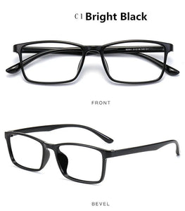 Student 's Thin Glasses Frame Square Eyeglasses Anti-fatigue Computer Optical Frame Clear Glasses Prescription Eyewear Vintage