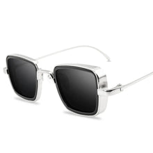 Load image into Gallery viewer, Stylish Retro Brand Shades Men Women Sun Glasses UV400 Square Vintage Metal Steampunk Sunglasses