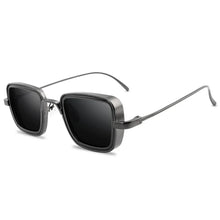 Load image into Gallery viewer, Stylish Retro Brand Shades Men Women Sun Glasses UV400 Square Vintage Metal Steampunk Sunglasses