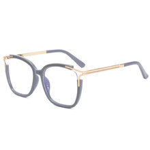 Load image into Gallery viewer, Summer   Anti-blue Glasses Female Sexy Hollow Out Eye Protection Flat Mirror Square Eyeglass Frame