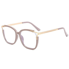 Load image into Gallery viewer, Summer   Anti-blue Glasses Female Sexy Hollow Out Eye Protection Flat Mirror Square Eyeglass Frame