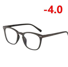 Load image into Gallery viewer, Sun Photochromic Lenses Finished Myopia Glasses For Unisex Retro Wood Color Chameleon Nearsighted Eyewear 0 -1.0 -1.5 -To -4.0