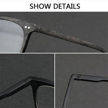 Load image into Gallery viewer, Sun Photochromic Lenses Finished Myopia Glasses For Unisex Retro Wood Color Chameleon Nearsighted Eyewear 0 -1.0 -1.5 -To -4.0