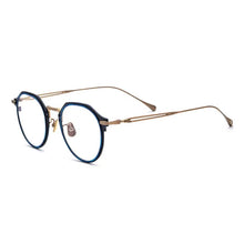 Load image into Gallery viewer, SunCubic Titanium Glasses Frame Men Simple Design Retro Round Prescription Eyeglasses Women Myopia Optical Eyewear JS6621