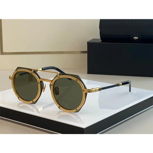 Sunglasses For Men and Women Summer Style Anti-Ultraviolet Retro Square Plate Full Frame Brand Glasses Random Box