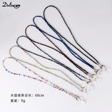 Carica l&#39;immagine nel visualizzatore di Gallery, Sunglasses Lanyard Women Handmade Crystal Necklace Glasses Mask Chain Strap Jewelry Anti-lost Strap Chain New