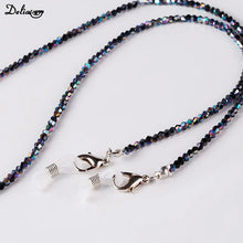 Carica l&#39;immagine nel visualizzatore di Gallery, Sunglasses Lanyard Women Handmade Crystal Necklace Glasses Mask Chain Strap Jewelry Anti-lost Strap Chain New