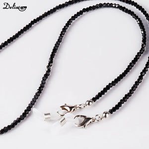 Sunglasses Lanyard Women Handmade Crystal Necklace Glasses Mask Chain Strap Jewelry Anti-lost Strap Chain New