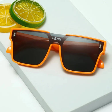 Sunglasses Women Oversized Square  Retro Mirror Lens Eyeglasses MenEyewear Shades UV400 Protection Punk Sun Glasses