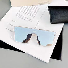Carica l&#39;immagine nel visualizzatore di Gallery, Sunglasses Women Oversized Square  Retro Mirror Lens Eyeglasses MenEyewear Shades UV400 Protection Punk Sun Glasses