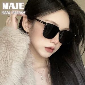 Sunglasses for Women   Polarized Glasses Polygonal Large Frame Display Face Small Sunglasses