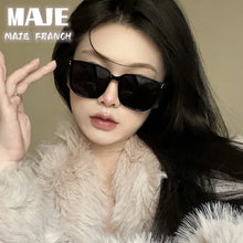 Load image into Gallery viewer, Sunglasses for Women   Polarized Glasses Polygonal Large Frame Display Face Small Sunglasses