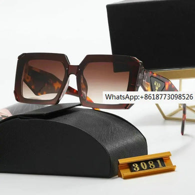 Sunglasses, universal in Europe and America, women's UV resistant sunglasses, fashionable and American brown