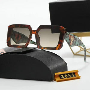 Sunglasses, universal in Europe and America, women's UV resistant sunglasses, fashionable and American brown
